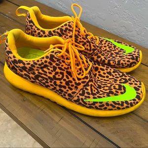 Nike Roshe Orange leopard